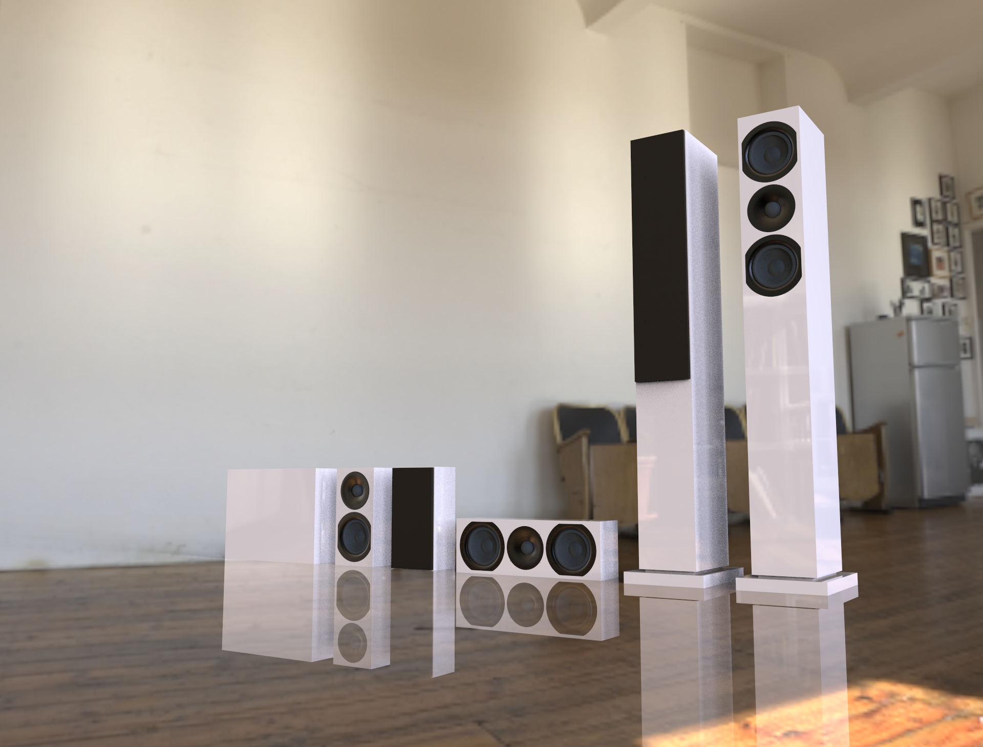 HIFI speakers-4 inch hifi bookshelf speaker