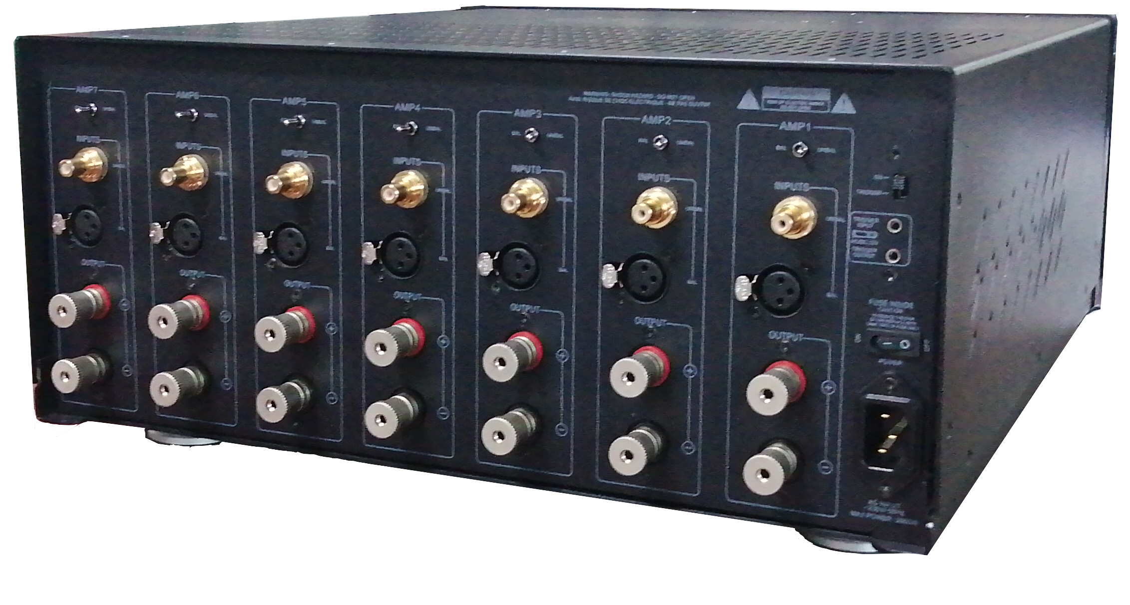 Home Theater System with 7 Channel Power Amplifier